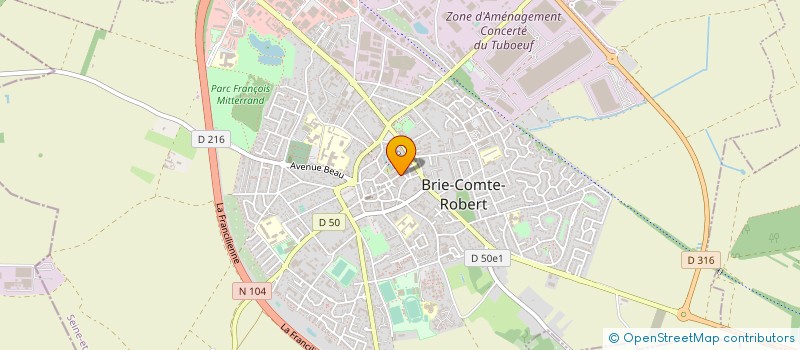 localisation de l'entreprise GAMBETTA à BRIE-COMTE-ROBERT