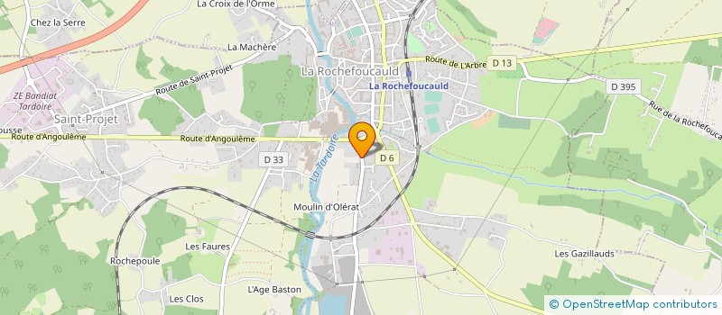 localisation de l'entreprise GAMBETTA  PRANZAC