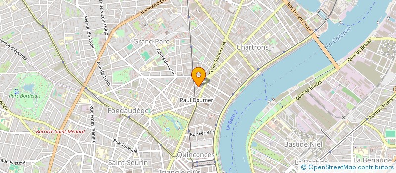 localisation de l'entreprise GAMBETTA  BORDEAUX