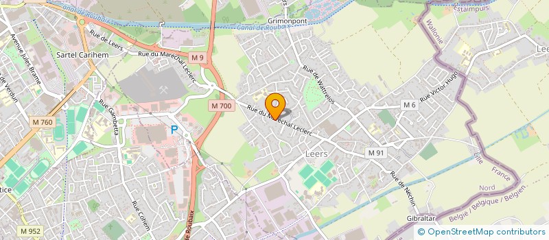 localisation de l'entreprise GAMBETTA  LEERS