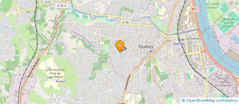 localisation de l'entreprise GAMBETTA  OULLINS-PIERRE-BENITE