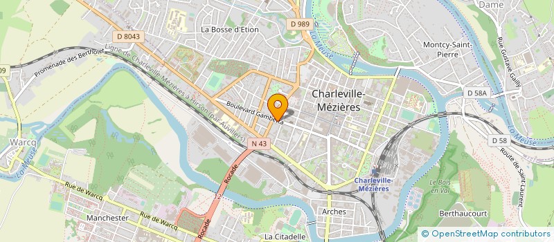 localisation de l'entreprise GAMBETTA AUTOMOBILES à CHARLEVILLE-MEZIERES