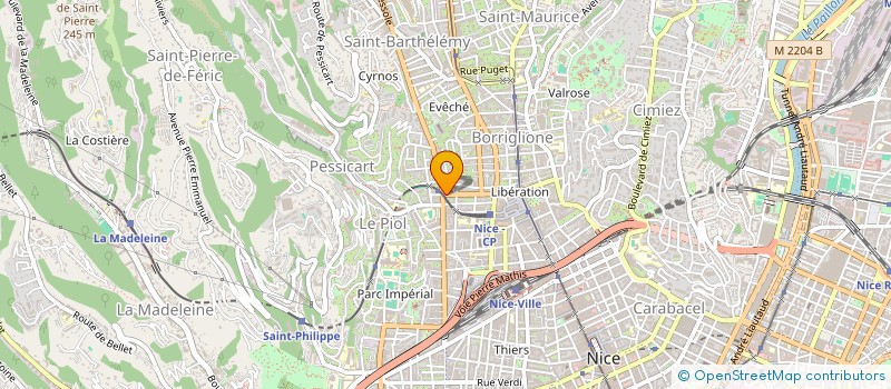 localisation de l'entreprise GAMBETTA CARTE GRISE à NICE