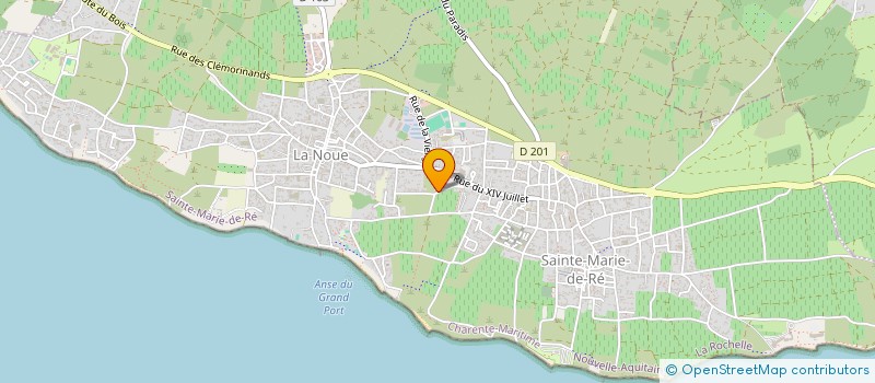 localisation de l'entreprise GAMBETTA CENTRE  SAINTE-MARIE-DE-RE