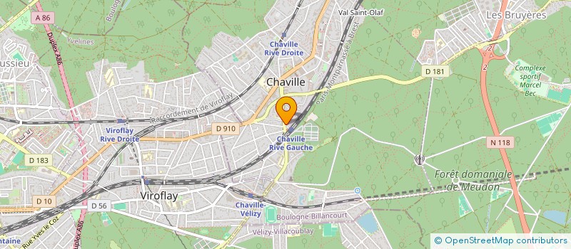 localisation de l'entreprise GAMBETTA FL à CHAVILLE