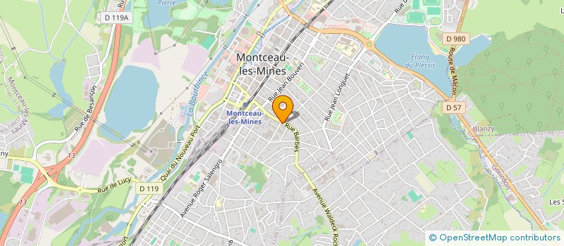 localisation de l'entreprise GAMBETTA IMMOBILIER à MONTCEAU-LES-MINES