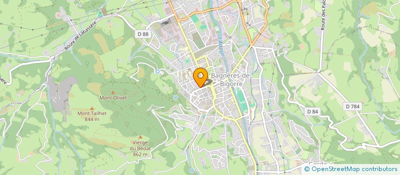 localisation de l'entreprise GAMBETTA IMMOBILIER  BAGNERES-DE-BIGORRE