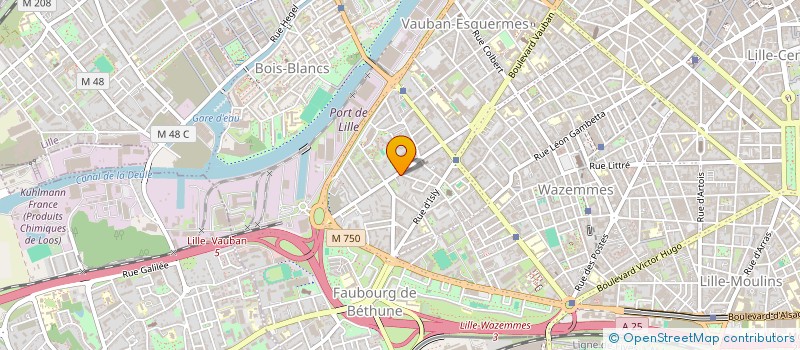 localisation de l'entreprise GAMBETTA INVESTISSEMENTS à LILLE
