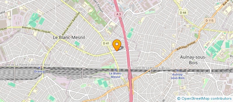 localisation de l'entreprise GAMBETTA MANKOU à LE BLANC-MESNIL
