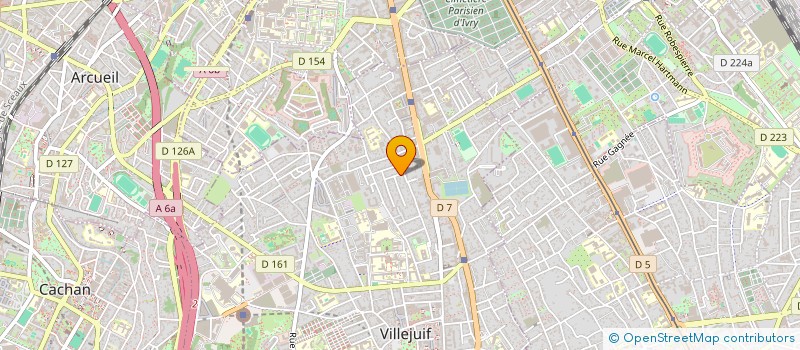 localisation de l'entreprise GAMBETTA PING à VILLEJUIF