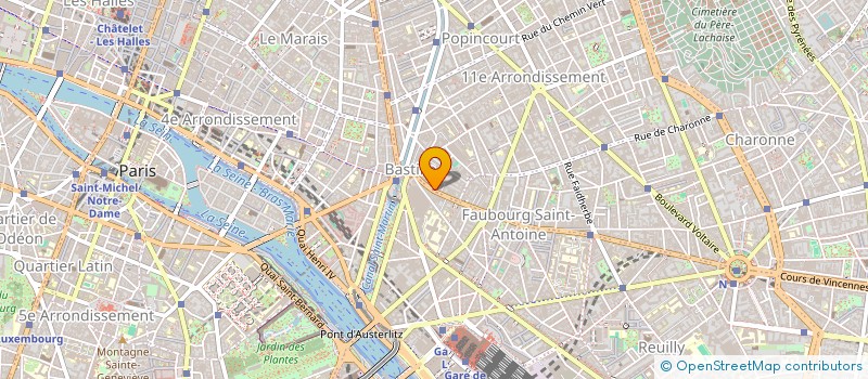 localisation de l'entreprise GAMBETTA PUBLISHING  PARIS 11