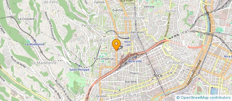 localisation de l'entreprise GAMBETTA SERVICES AUTO  NICE