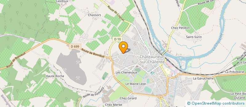localisation de l'entreprise GAMBETTA.VT à CHATEAUNEUF-SUR-CHARENTE
