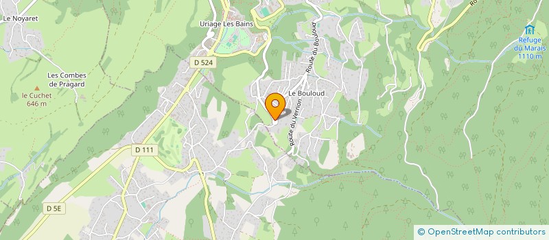 localisation de l'entreprise GAMBIER RIFFARD  SAINT-MARTIN-D'URIAGE