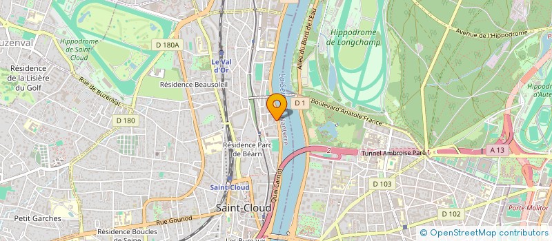 localisation de l'entreprise GAMBLE ET GAMBLE à SAINT CLOUD