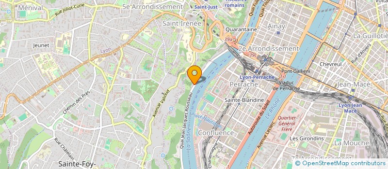 localisation de l'entreprise GAMBO & CLOS  LA MULATIERE