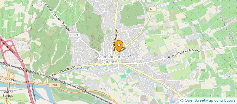 localisation de l'entreprise GAMBOTTI  CAUMONT-SUR-DURANCE