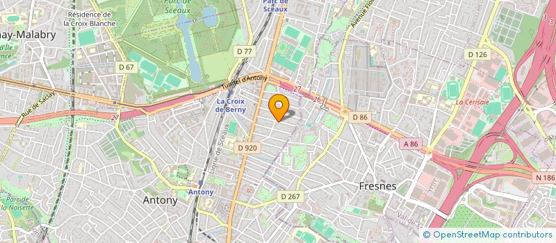 localisation de l'entreprise GAMBRINUS à ANTONY