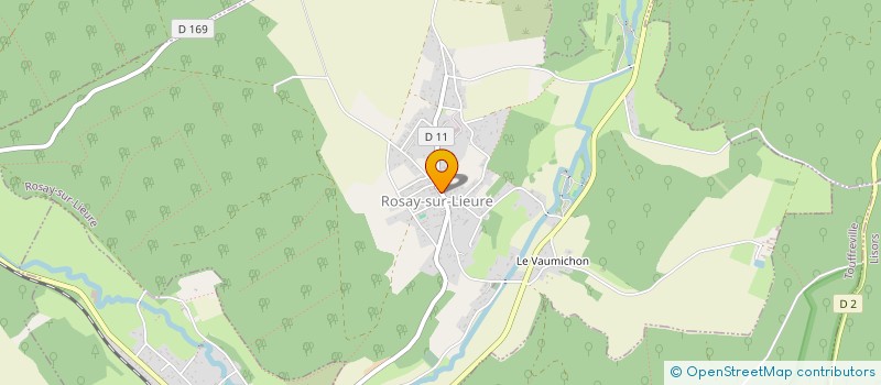 localisation de l'entreprise GAMBU FRERES à ROSAY-SUR-LIEURE