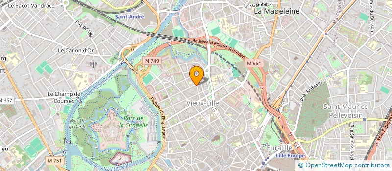 localisation de l'entreprise GAME à LILLE