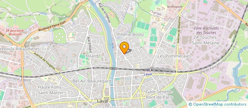 localisation de l'entreprise GAME à LAVAL