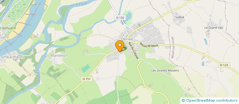 localisation de l'entreprise GAME  DENEE