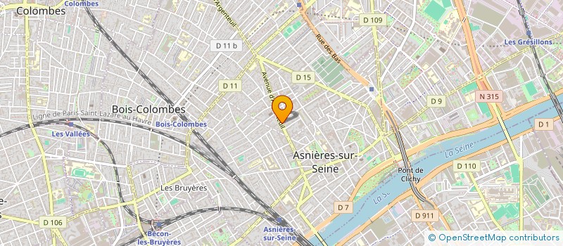 localisation de l'entreprise GAME AUDIO à ASNIERES-SUR-SEINE