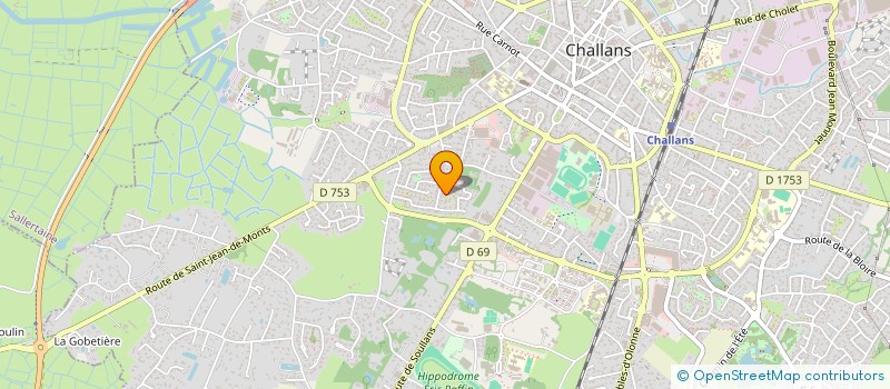localisation de l'entreprise GAME FOOD à CHALLANS