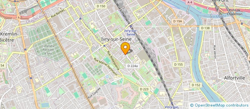 localisation de l'entreprise GAME IMPACT à IVRY-SUR-SEINE
