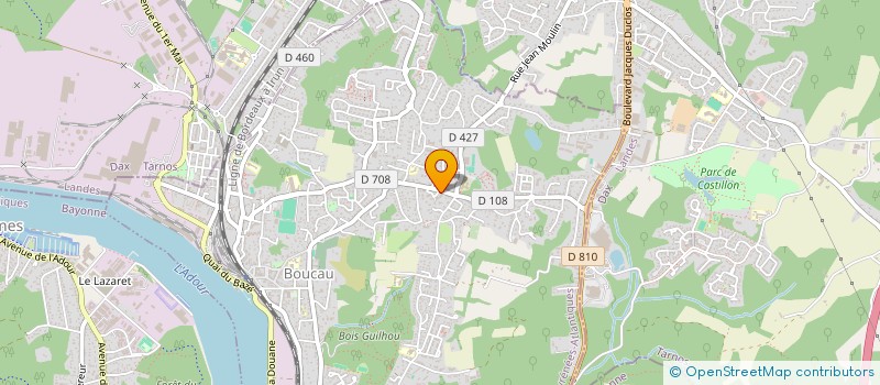 localisation de l'entreprise GAME OFF DIFFUSION  BOUCAU