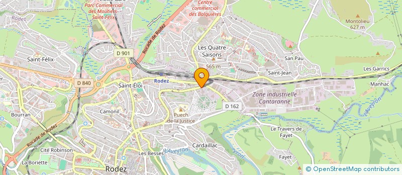 localisation de l'entreprise GAME OFF ROAD  RODEZ