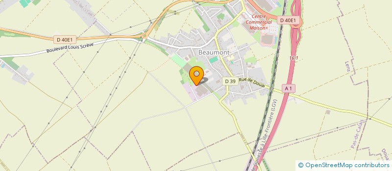 localisation de l'entreprise GAME ON  HENIN-BEAUMONT