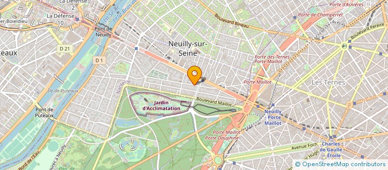 localisation de l'entreprise GAME ONE à NEUILLY-SUR-SEINE