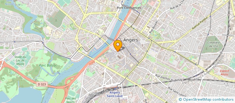 localisation de l'entreprise GAME OVER  ANGERS