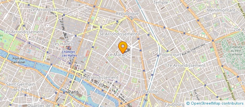localisation de l'entreprise GAME TECHNICS à PARIS