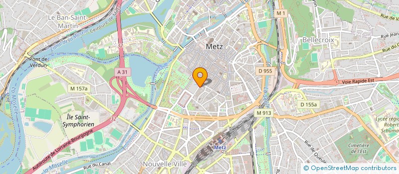 localisation de l'entreprise GAME VISION à METZ