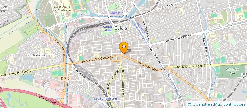 localisation de l'entreprise GAMEBOX-ASSOCIATION POUR LA PRESERVATION DES LOISIRS NUMERIQUES DU CALAISIS à CALAIS