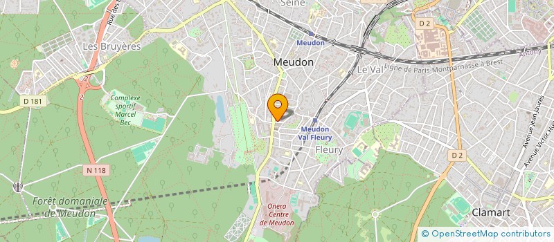 localisation de l'entreprise GAMED PRESSING OSNY à MEUDON