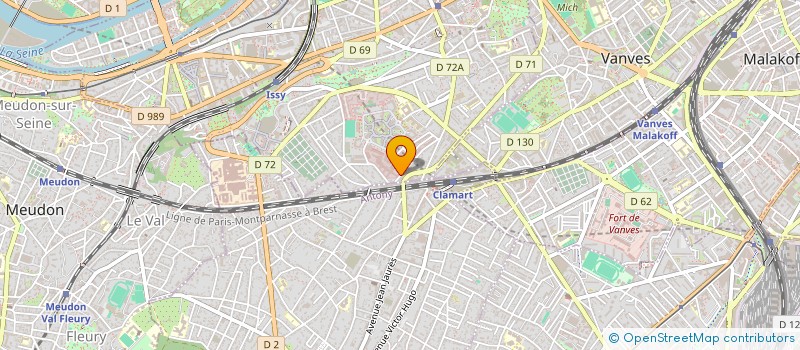localisation de l'entreprise GAMEGEND à ISSY-LES-MOULINEAUX