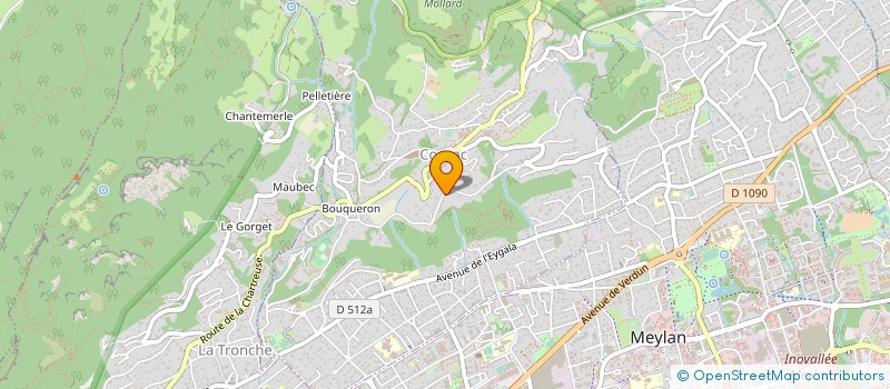 localisation de l'entreprise GAMEGRET à GRENOBLE