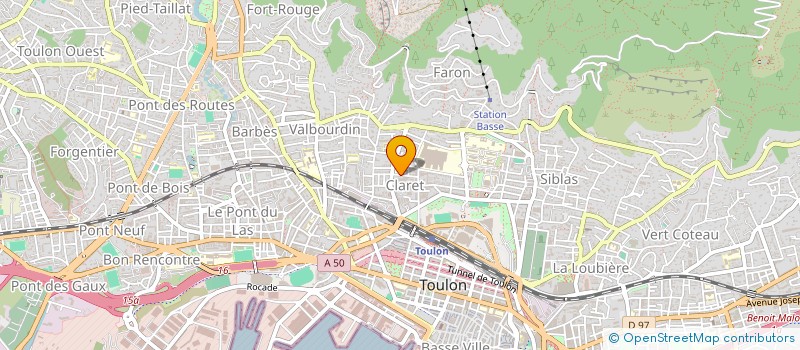 localisation de l'entreprise GAMEL INDIVISION  TOULON