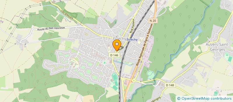 localisation de l'entreprise GAMELAND à ETRECHY