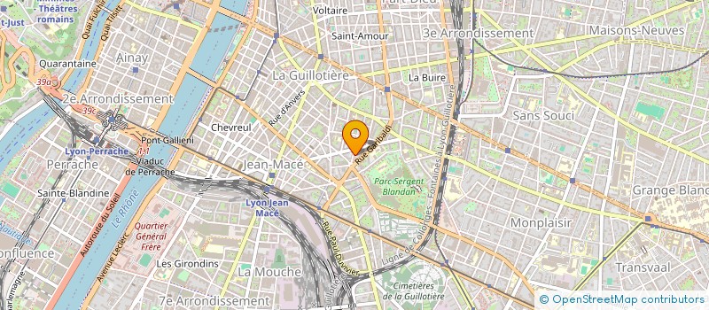 localisation de l'entreprise GAMELLE & TIMBALE  LYON