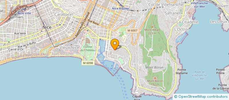 localisation de l'entreprise GAMELLES PLEINES NICE à NICE