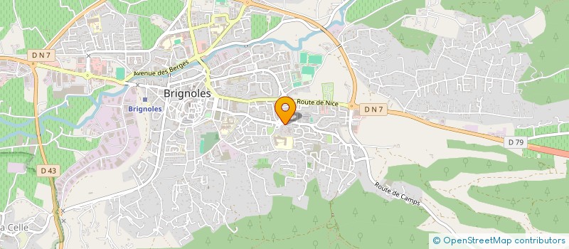 localisation de l'entreprise GAMENTEA à BRIGNOLES