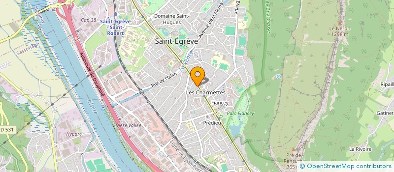 localisation de l'entreprise GAMEO  SAINT-EGREVE