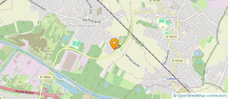 localisation de l'entreprise GAMERMATCH  EVIN-MALMAISON