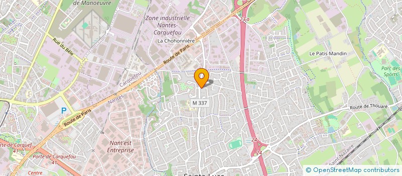 localisation de l'entreprise GAMERON SANAT FRANCO-IRANIEN à SAINTE-LUCE-SUR-LOIRE