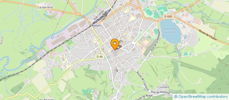 localisation de l'entreprise GAMES 7-77  AUTUN