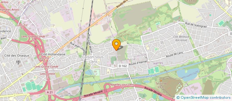 localisation de l'entreprise GAMES  LOISON-SOUS-LENS